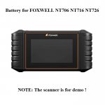 Battery Replacement for FOXWELL NT706 NT716 NT726 Scanner